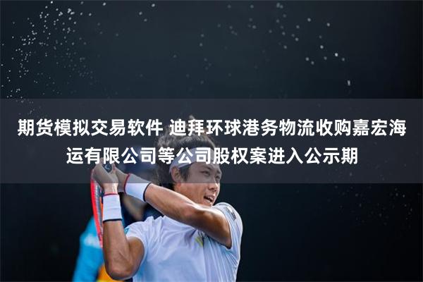 期货模拟交易软件 迪拜环球港务物流收购嘉宏海运有限公司等公司股权案进入公示期