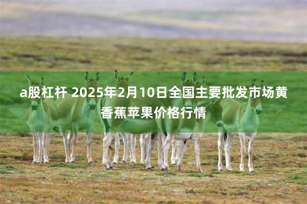 a股杠杆 2025年2月10日全国主要批发市场黄香蕉苹果价格行情